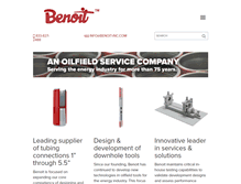 Tablet Screenshot of benoit-inc.com